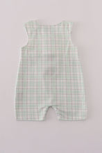 Load image into Gallery viewer, Green plaid sea shell french knot jonjon
