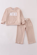 Load image into Gallery viewer, Cream MINI french knot pants set
