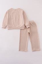 Load image into Gallery viewer, Cream MINI french knot pants set
