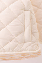 Load image into Gallery viewer, Cream quilted jacket
