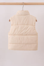 Load image into Gallery viewer, Cream mom&amp;me puffer vest
