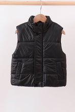Load image into Gallery viewer, Black mom&amp;me puffer vest
