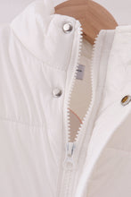 Load image into Gallery viewer, White mom&amp;me puffer vest
