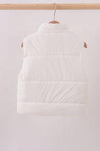 Load image into Gallery viewer, White mom&amp;me puffer vest
