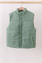Load image into Gallery viewer, Sage mom&amp;me puffer vest
