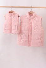 Load image into Gallery viewer, Pink mom&amp;me puffer vest
