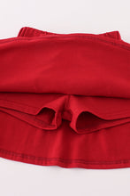 Load image into Gallery viewer, Alabama polka dot elephant french knot bow skort set
