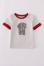 Load image into Gallery viewer, Alabama polka dot elephant french knot stripe top
