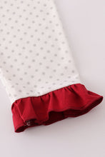 Load image into Gallery viewer, Alabama polka dot elephant french knot ruffle pants set
