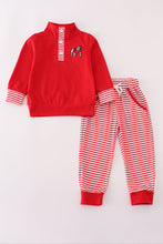 Load image into Gallery viewer, Georgia embroidery stripe pants set
