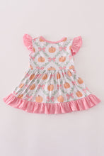 Load image into Gallery viewer, Pink pumpkin bamboo ruffle bubble

