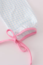 Load image into Gallery viewer, Pink character embroidery ruffle pants set
