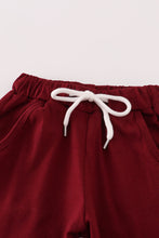 Load image into Gallery viewer, Maroon Mississippi embroidery pants set
