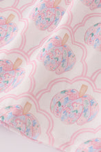 Load image into Gallery viewer, Pink pumpkin embroidery dress
