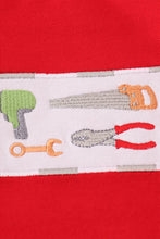 Load image into Gallery viewer, Red toolbox embroidery bubble
