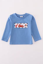 Load image into Gallery viewer, Blue fire fighter top
