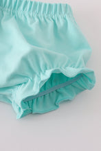 Load image into Gallery viewer, Pink pumpkin print ruffle bloomer set
