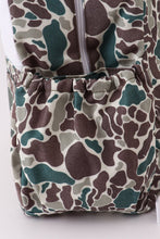 Load image into Gallery viewer, Camouflage fish embroidery canvas backpack
