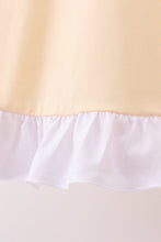 Load image into Gallery viewer, Beige turkey embroidery ruffle dress
