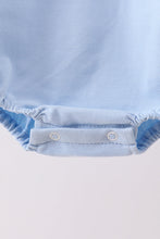 Load image into Gallery viewer, Blue turkey embroidery bubble
