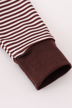 Load image into Gallery viewer, Brown turkey french knot stripe bubble
