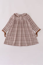 Load image into Gallery viewer, Brown plaid dress
