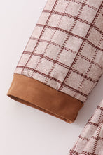 Load image into Gallery viewer, Brown plaid mom dress

