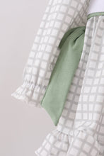 Load image into Gallery viewer, Green turkey embroidery ruffle bloomer set
