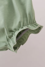 Load image into Gallery viewer, Green turkey embroidery ruffle bloomer set
