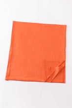 Load image into Gallery viewer, Orange baby bamboo swaddle blanket
