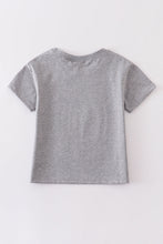 Load image into Gallery viewer, Gray blank basic t-shirt Adult Kids and baby bubble
