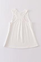 Load image into Gallery viewer, White blank basic kids teens adult tank top
