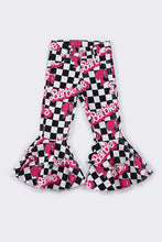 Load image into Gallery viewer, Doll Black and White Check  Bell Jean
