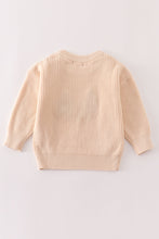Load image into Gallery viewer, White hand-embroidery christmas tree pullover sweater
