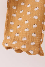 Load image into Gallery viewer, Premium pumpkin print muslin pants set
