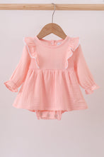Load image into Gallery viewer, Premium pink ruffle muslin bubble
