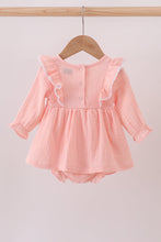 Load image into Gallery viewer, Premium pink ruffle muslin bubble
