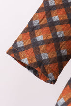 Load image into Gallery viewer, Premium brown plaid muslin dress
