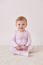 Load image into Gallery viewer, Premium pink boots bamboo romper

