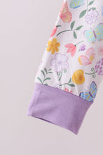 Load image into Gallery viewer, Premium butterfly garden bamboo pants set
