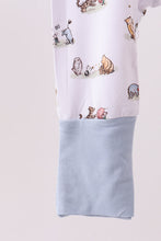 Load image into Gallery viewer, Premium blue character print bamboo romper
