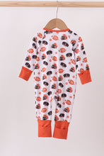 Load image into Gallery viewer, Premium orange Tennessee print bamboo romper
