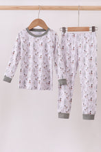 Load image into Gallery viewer, Premium green mallard print bamboo pants set
