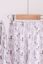 Load image into Gallery viewer, Premium green mallard print bamboo pants set
