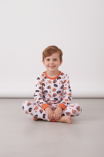 Load image into Gallery viewer, Premium orange Tennessee print bamboo pants set
