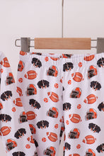 Load image into Gallery viewer, Premium orange Tennessee print bamboo pants set

