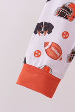 Load image into Gallery viewer, Premium orange Tennessee print bamboo pants set
