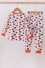 Load image into Gallery viewer, Premium orange Tennessee print bamboo pants set
