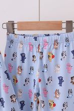 Load image into Gallery viewer, Premium blue character print bamboo pants set
