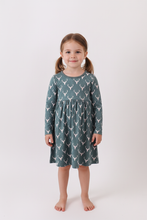 Load image into Gallery viewer, Premium forest reindeer print bamboo dress
